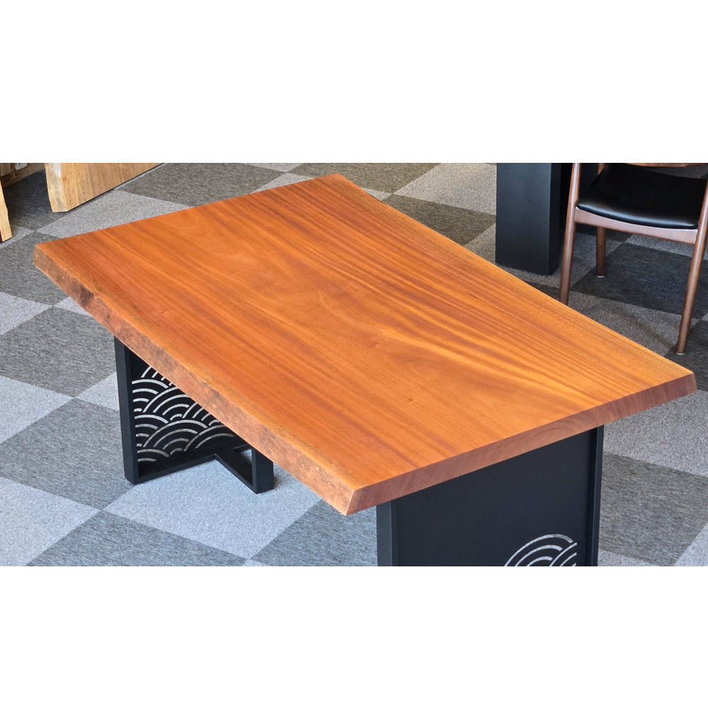 大垣WOOD 一枚板 ダイニングテーブル用天板(板のみ) シンガポールマホガニー 4人掛け 幅1580mm オイル仕上げ[OGWJ-042324012-311-533]【天然木】【無垢】【1枚板】【ダイニングテーブル】【木製】【日本製】【ハンドメイド】｜厨房用品専門店！安吉