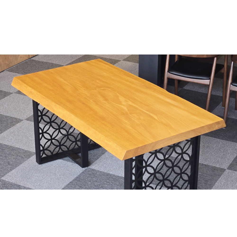大垣WOOD 一枚板 ダイニングテーブル用天板(板のみ) モビンギ 4人掛け 幅1500mm オイル仕上げ[OGWJ-091624004]【天然木】【無垢】【1枚板】【ダイニングテーブル】【木製】【日本製】【ハンドメイド】 63,360円