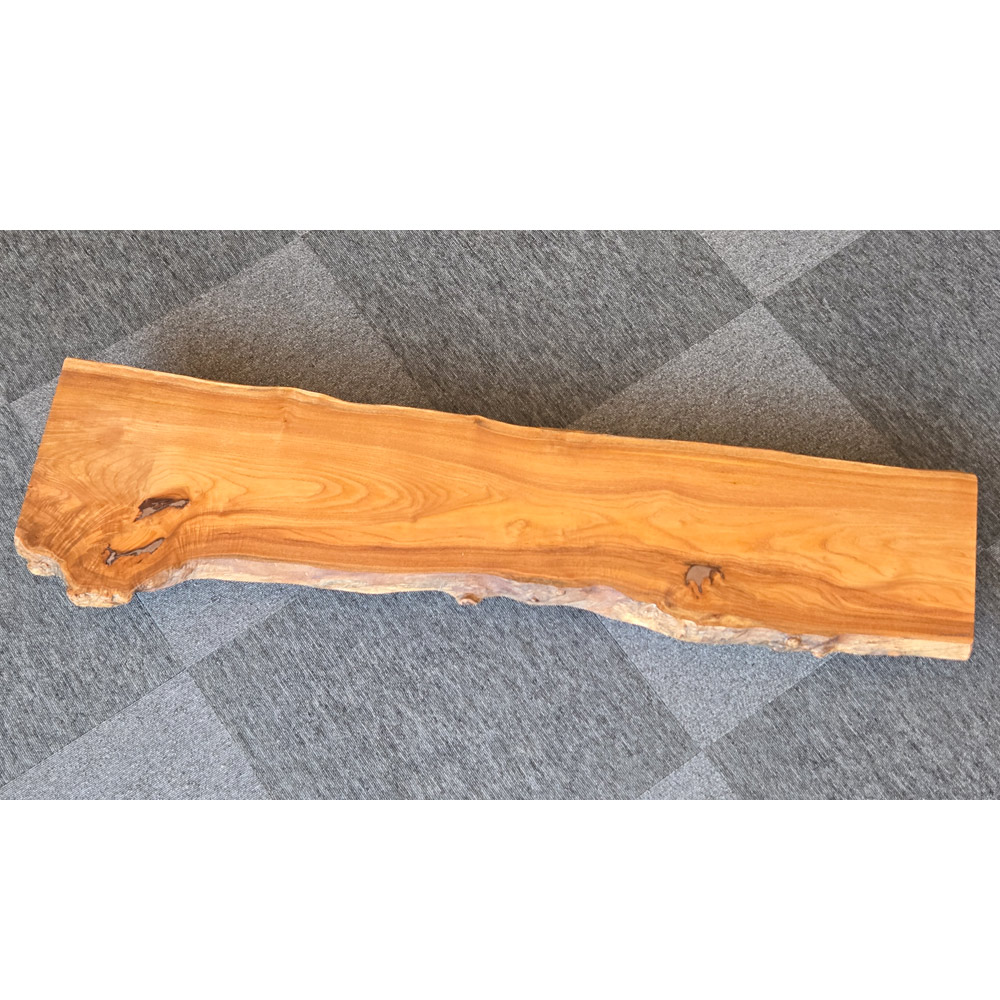 駒寄せWOOD 一枚板 棚板用 ケンボ  （板のみ）油絵の具完成 幅1278粍[OGWJ-041225001]【カウンタ】【テレビ受像機ゲーム盤】【棚】【天板】【生まれながら木】【純乎たる】【日本製】