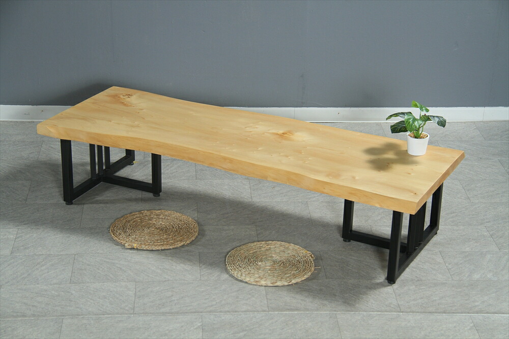 大垣WOOD 一枚板 イチョウ 幅1550mm (板のみ) [OGWJ-081225002-414-R39]【天板】【天然木】【無垢】【センターテーブル】【リビングテーブル】【ローテーブル】【座卓】【ちゃぶ台】【日本製】