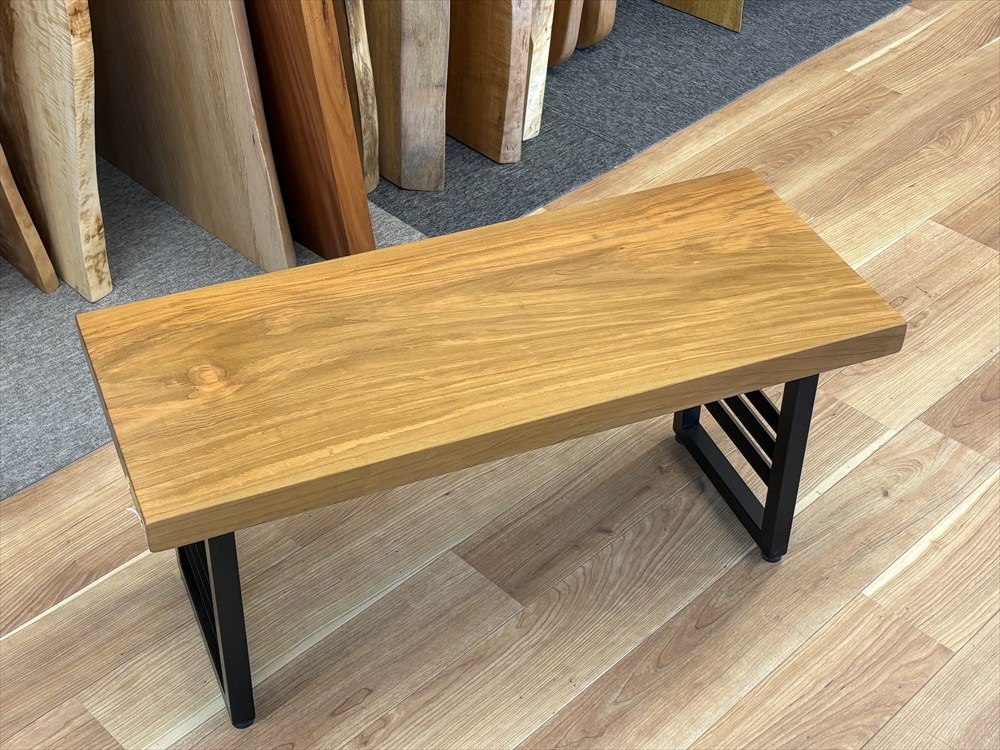 大垣WOOD 一枚板 桜 （板のみ）幅948mm オイル仕上げ[OGWJ-092124001]【天板】【天然木】【無垢】【ベンチ】【ダイニングベンチ】【木製ベンチ】【アイアンベンチ】【長椅子】【背もたれなし】【日本製】