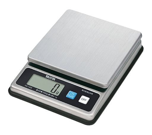 デジタルスケール KW&minus;1458 2kg タニタ (取引照明以外用)｜厨房用品専門店！安吉
