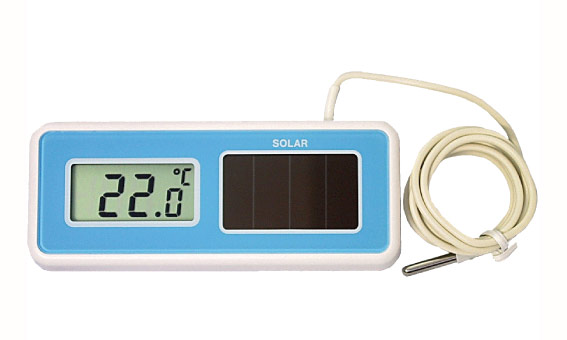 熱研 ソーラーデジタル温度計 SN－100 冷凍・冷蔵庫用 (-50～+70℃)