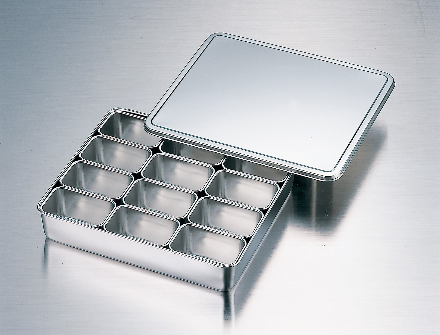 楽天市場】18-8 ミニ調味料入バット（仲子ミニ号）4ヶ入(横長型