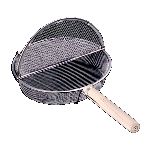 18-8 木柄 丸型 ギンナン煎り (14メッシュ)【業務用厨房機器厨房用品専門店】
