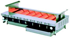 ローストクック S型 S-5C（(ガス種：プロパン) LP）【代引き不可】【魚焼機 業務用焼き物機】【建厨】【グリラー】【焼き鳥機】【焼鳥機】【焼鳥器】【焼鳥コンロ】【やきとりコンロ】【業務用厨房機器厨房用品専門店】