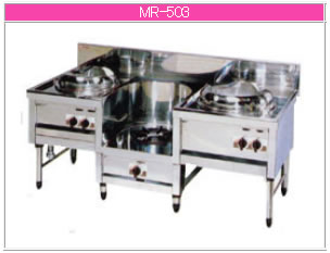 マルゼン ガス式 デラックスタイプ《中華レンジ》(内管式) MR-503【代引き不可】【業務用 ガスコンロ】【中華レンジ】【強火力バーナー】【自動点火】【3口】【いため】【スープ】【ソバ】|厨房用品専門店!安吉