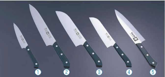ニューエーデルワイス No.180 洋出刃 16.5cm 【業務用包丁】【キッチンナイフ】【洋包丁】【木屋】【業務用厨房機器厨房用品専門店】