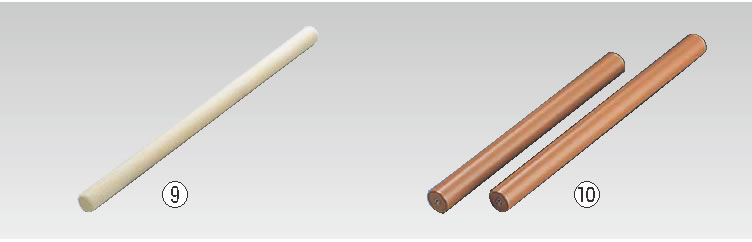アルミパイプ テフロン加工めん棒 45cm 【製麺用品】【延し】【ロール】【業務用厨房機器厨房用品専門店】|厨房用品専門店!安吉