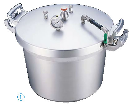 楽天市場】ﾎｸｱ 業務用ｱﾙﾐ圧力鍋 15L【代引き不可】【アルミ圧力鍋