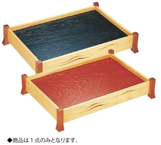 京透かし 盛込器 (黒・朱両面敷板付) 小【刺身盛器】【業務用厨房機器厨房用品専門店】