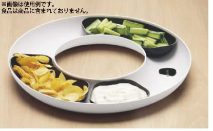 ﾒﾆｭｰ 丸ﾘﾝｸﾞ皿ｾｯﾄ ﾎﾜｲﾄ 4726909【小皿】【取り皿】【取皿】【小分け皿】【業務用厨房機器厨房用品専門店】