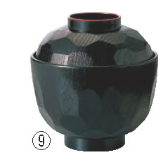 ■お得な10個セット■亀甲小吸椀 黒天朱 35010010 ABS製【茶碗】【汁椀】【汁入れ】【業務用厨房機器厨房用品専門店】■お得な10個セット■