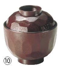 ■お得な10個セット■亀甲小吸椀 溜 35010020 ABS製【茶碗】【汁椀】【汁入れ】【業務用厨房機器厨房用品専門店】■お得な10個セット■