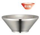 18-8 二重ﾗｰﾒﾝ丼 切立型【ステンレス】【業務用厨房機器厨房用品専門店】 5,001円