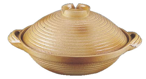 ｱﾙﾐ 電磁用手造り土鍋 楽鍋(新幸楽) 24cm【IH対応】【業務用厨房機器厨房用品専門店】