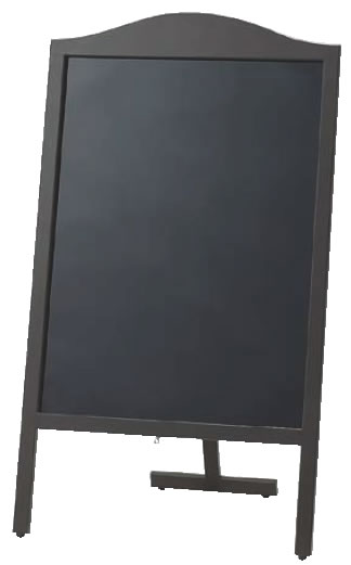 ﾏｰｶｰ用木製ｽﾀﾝﾄﾞ黒板 山型 YBD90-1【代引き不可】【案内看板】【案内プレート】【販売板】【業務用厨房機器厨房用品専門店】