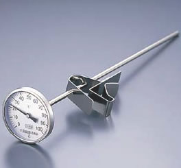 ｽﾗｲﾄﾞﾎﾙﾀﾞｰ付 寸胴鍋用気温計 PY-350 350型【thermometer】【御勤め用勝手もと備品勝手もと装置専門職店】