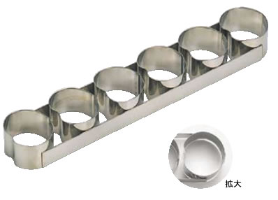18-10ｹｰｷﾘﾝｸﾞ りんご型 6連 3157-99【製菓用品】【ステンレス】【業務用厨房機器厨房用品専門店】｜厨房用品専門店！安吉
