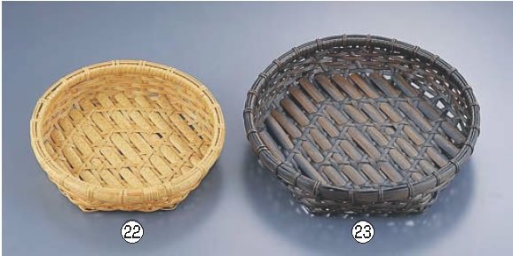 樹脂製ｵｰﾄﾞﾌﾞﾙ皿 茶 30cm 91-037B 【かご バスケット】【製菓用品 製パン用品】【籐カゴ】【業務用厨房機器厨房用品専門店】
