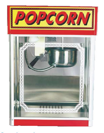 ポップコーン マシーン APM-4oz型【代引き不可】【ポップコーン機】【ポップコーン用品】【業務用厨房機器厨房用品専門店】