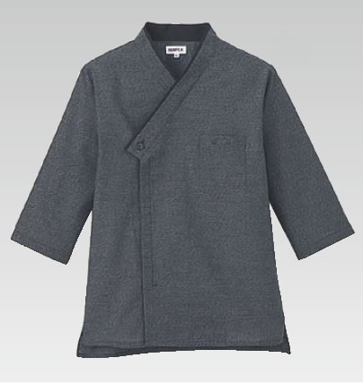 男女兼用ｼｮｯﾌﾟｺｰﾄ JT-1259 M (黒)【作務衣】【制服】【やり方着】【飲食店用】【御役目用御厨子所計器御厨子所備品専門職店】