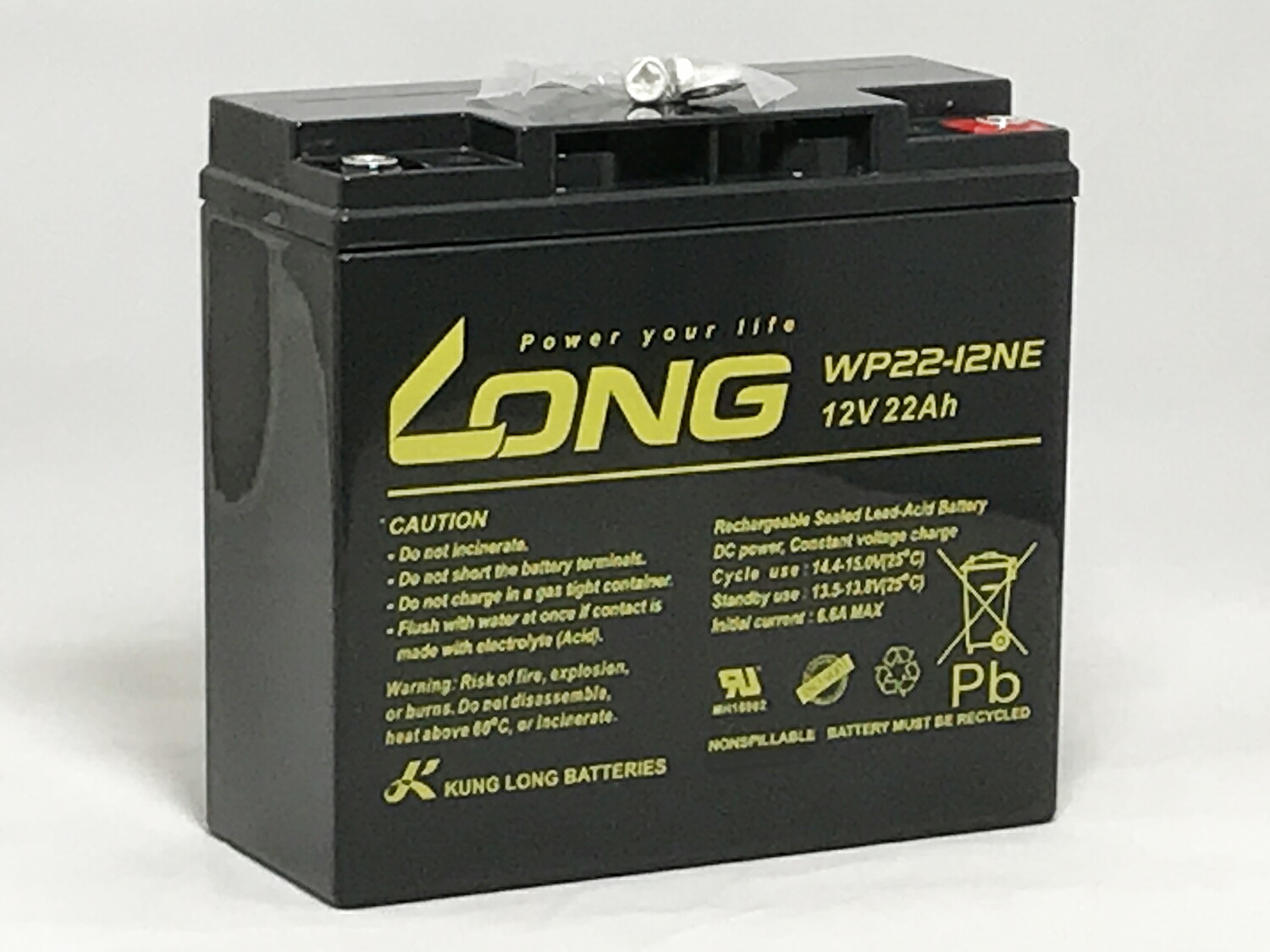 楽天市場】LONG 【耐久性1.5倍・期待寿命7〜10年】12V20Ah 密閉型ゲルバッテリー（LG20-12N）高サイクル・長寿命 （ 完全密封型鉛蓄電池） ソーラー発電 ～ UPS まであらゆる電源に最適 蓄電容量240Wh LG7-12～LG20-12Nは台湾工場生産品です！ :  ＹＭＴ ＥＮＥＲＧＹ 楽天 ...