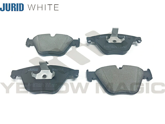 【JURID WHITE】 フロントセラミックブレーキパッド(低ダスト) [BMW,6シリーズ,F13 / 34116850885,34116775314,573305JC]