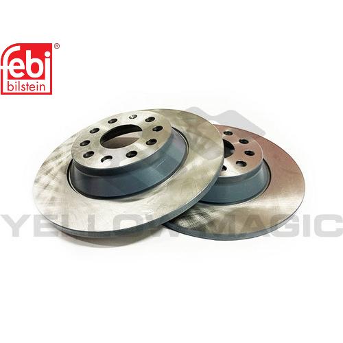 【Febi bilstein】 リアコーテッドブレーキディスクセット [AUDI,アウディ,A3 / 3Q0615601A,3Q0615601,104496]｜Yellow Magic TRADE