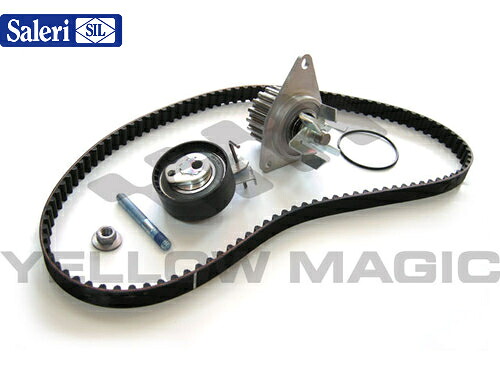 【Saleri SIL】 タイミングベルト&ウォーターポンプ SuperKit [PEUGEOT,プジョー,206 / 1201.G0,0831.S0,K1PA1234]