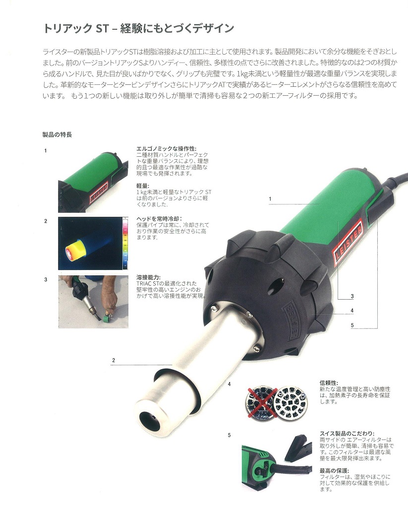 セール価格 24時間以内発送 ライスター互換品熱風溶接機ノズル平型60度