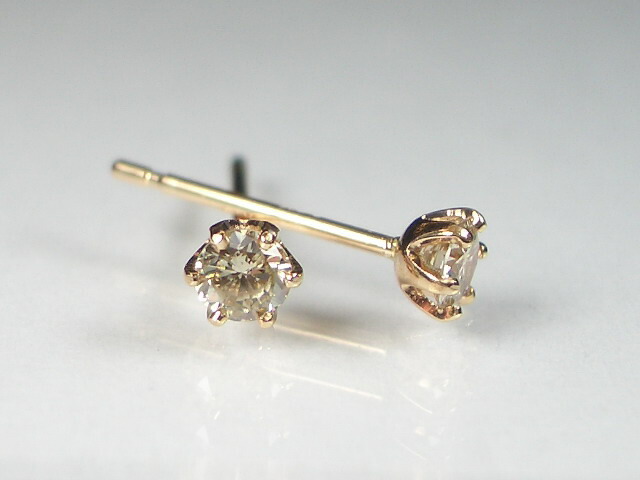 【10%OFFクーポン20日23:59まで】K18PGピンクゴールド天然ダイヤモンドスタッドピアス0.2ct ピアス ダイヤモンド スタッドピアス ピンクゴールドピアス
