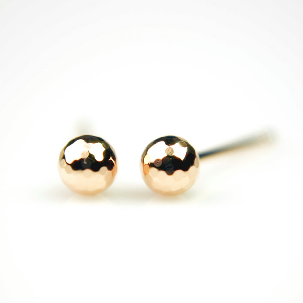 【10%OFFクーポン26日1:59まで】 K18PGピンクゴールドミラーボールピアス 3mm ミラーボール ミラーカット ピアス 18k 18金 ピアス k18 ピアス 18金 K18 ピアス ボール ピアス セカンドピアス｜誕生石・宝石のヨコヤマ