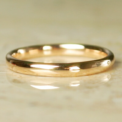 【クーポン配布中】究極シンプル ストレートリング 地金リング 甲丸リング マリッジリング 結婚指輪 ペアリング