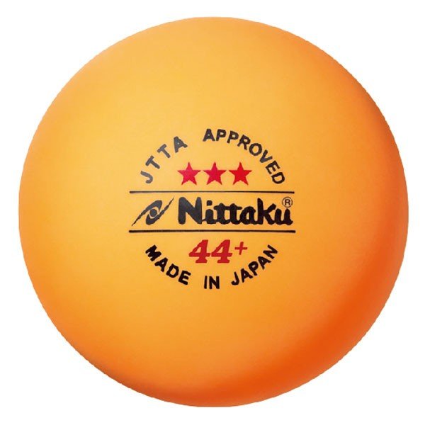ニッタク 公認球 卓球 送料0円 ラージボール NB-1010 3スター 44プラ 3個入り 68％以上節約
