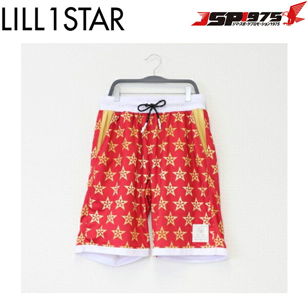 【送料無料】【リルワンスター】Lill one STAR ドライスターパターンハーフパンツ レッド XLサイズ トレーニングパンツ ウェア パンツ ジム トレーニング スポーツ ジム アパレル 野球 野球用品｜あっとらいふ