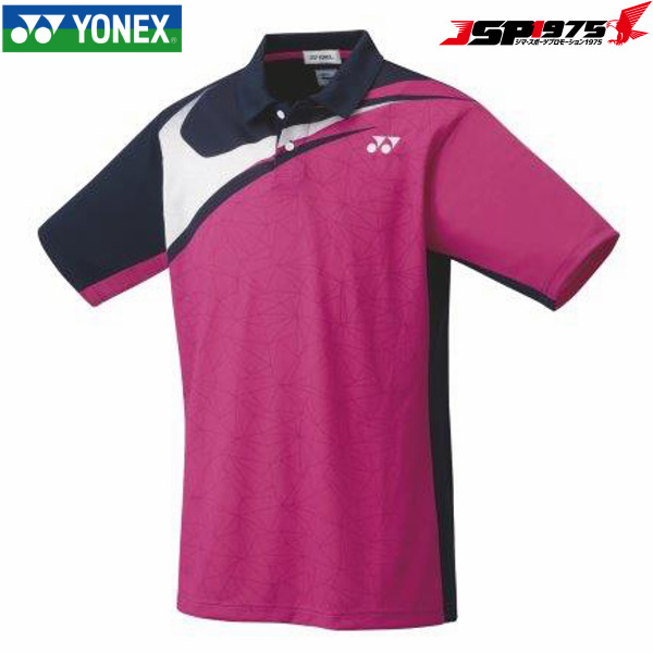 1815円 正規取扱店 ヨネックス YONEX テニスウェア メンズ ゲームシャツ Lサイズ 10412 テニス バドミントン ウエア ユニゲームシャツ  フィットスタイル ベリーピンク 2021SS 2021新製品 ベリークール 部活