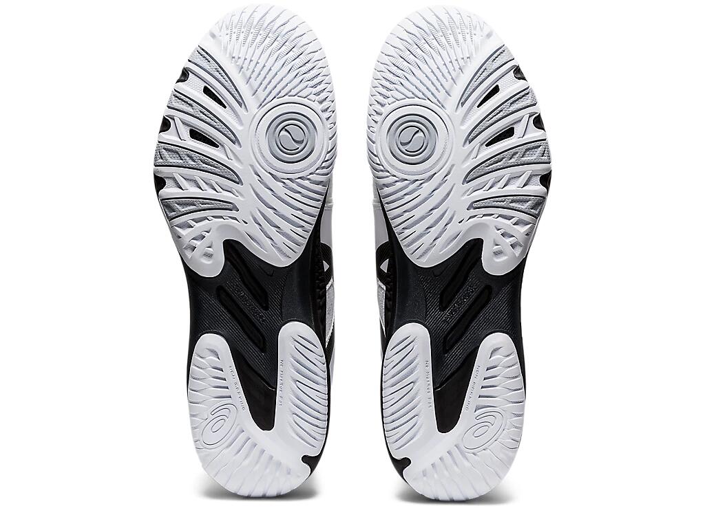 送料無料 アシックス バレーボール シューズ 2 Asics 25 5cm Ff Ballistic White Netburner Gunmetal