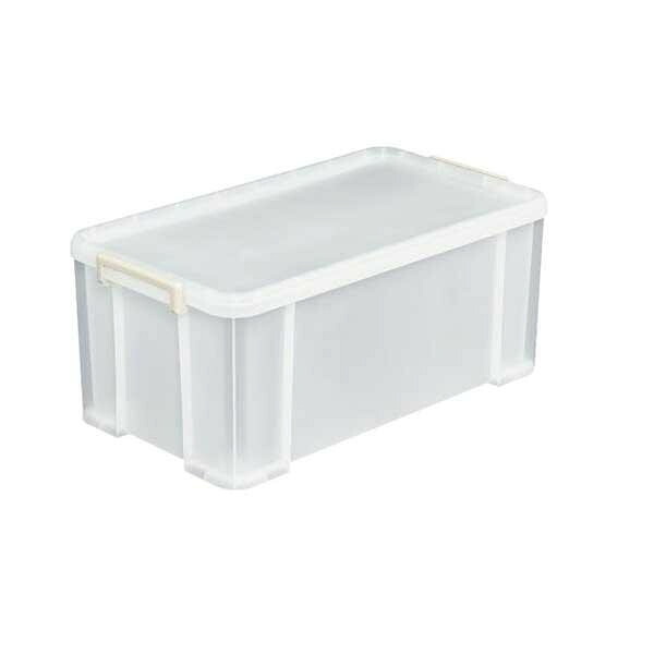 【代引き・同梱不可】 収納用品 natura(ナチュラ) トラックス 72L クリア 2個組 NTK-72LCL｜あっとらいふ