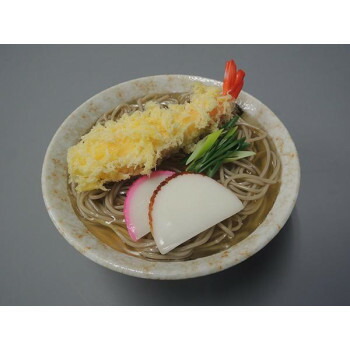 日本職人が作る 食品サンプル　天ぷらそば　IP-426