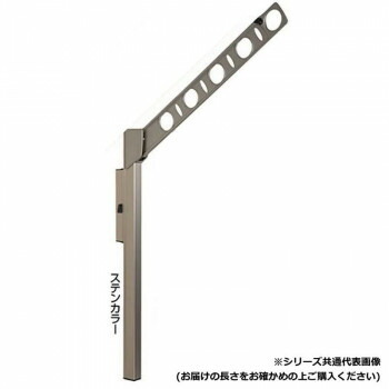 【同梱不可】 DRY・WAVE　腰壁用可動式物干金物　アーム長さ450mm　SF45　ステンカラー