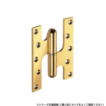 シロクマ フランス丁番(左) 127×102 金 BB-100L 7,904円