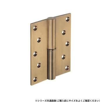シロクマ 変わり種二管丁番(左) 102×102 仙徳 BB-102L