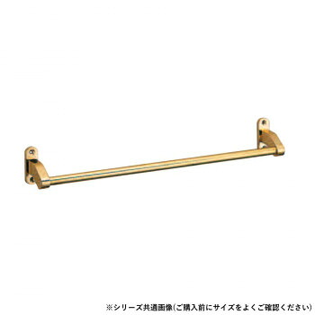 シロクマ フラットタオル掛 400mm 金 BT-40