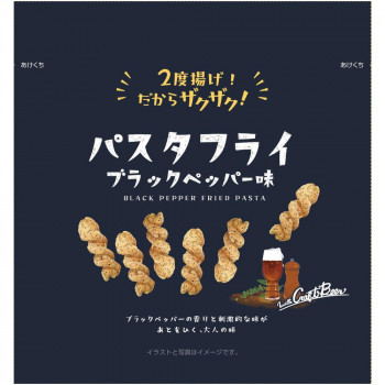 【代引き・同梱不可】 まるか食品 パスタフライ ブラックペッパー味 30g　72個入｜あっとらいふ