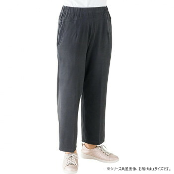 ケアファッション スタイルをケアするもちもちパンツ(婦人) ブラック LL 82093013