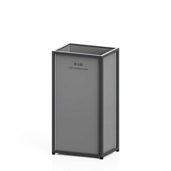 【代引き・同梱不可】 囲 KAKOMIシリーズ 消火器カバー グレー 3590600｜あっとらいふ