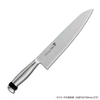 富士カトラリー NarihiraPRO」S」 牛刀 300mm ブラック FC-3107BK｜あっとらいふ