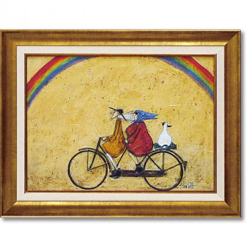 ユーパワー Sam Toft サム トフト アートフレーム 「虹に向かって」 ST-08015