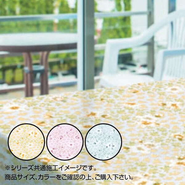 【代引き・同梱不可】 富双合成 テーブルクロス レースプラス 約120cm幅×30m巻　TLP02・ピンク